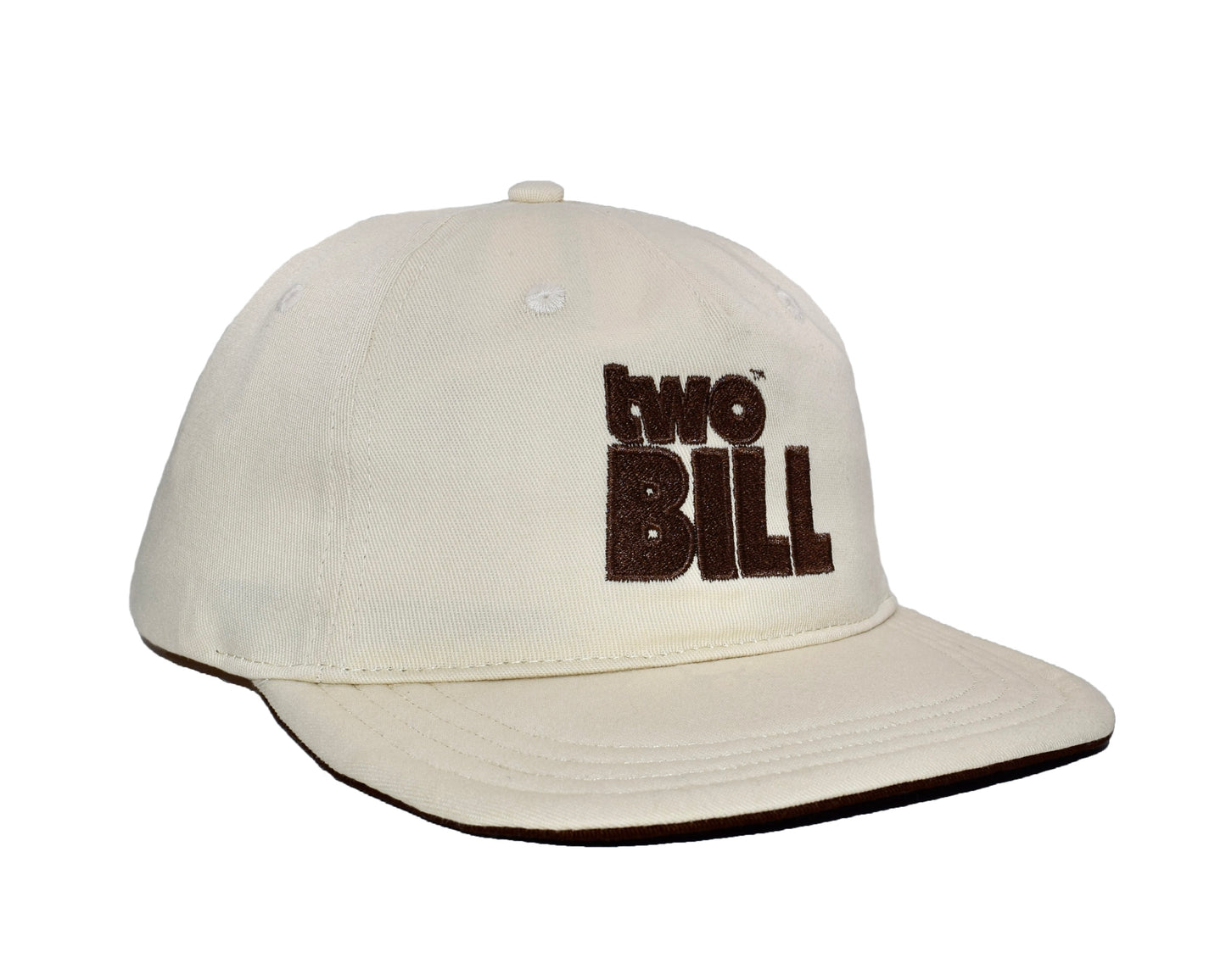 Chocolate Brown TwoBill Snapback Hat