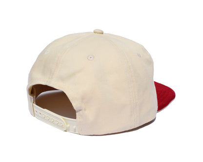 Vintage Red TwoBill Snapback Hat