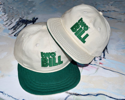 Emerald Green TwoBill Snapback Hat