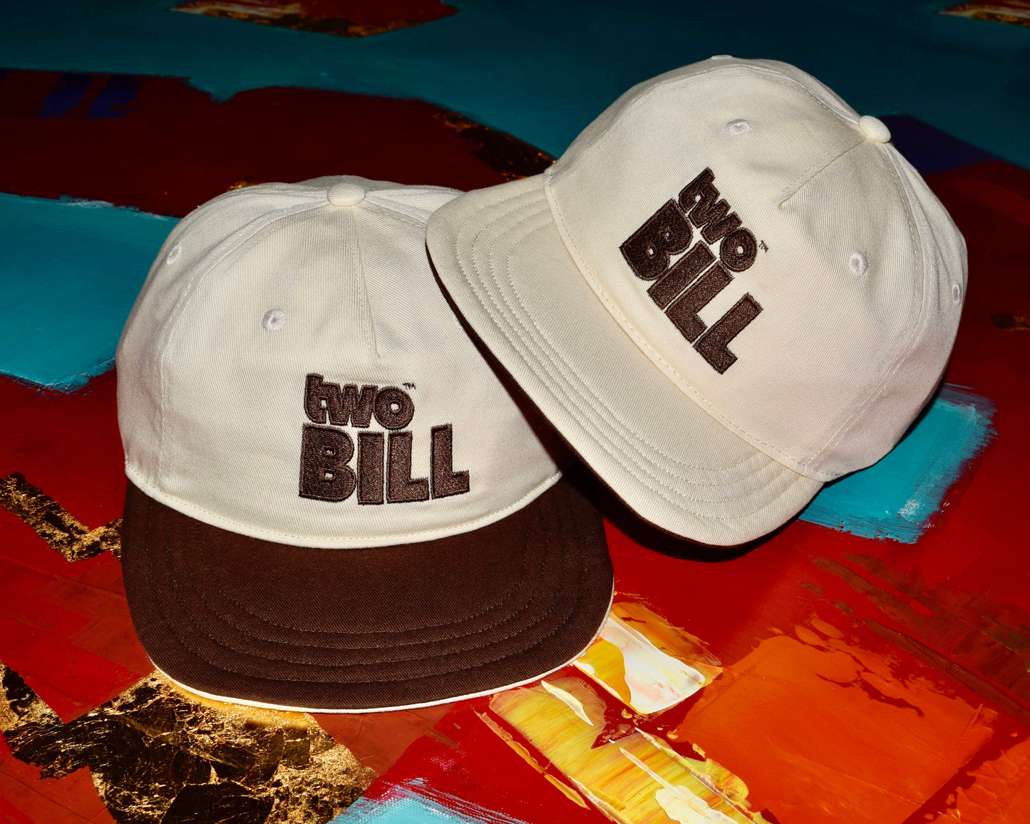 Chocolate Brown TwoBill Snapback Hat