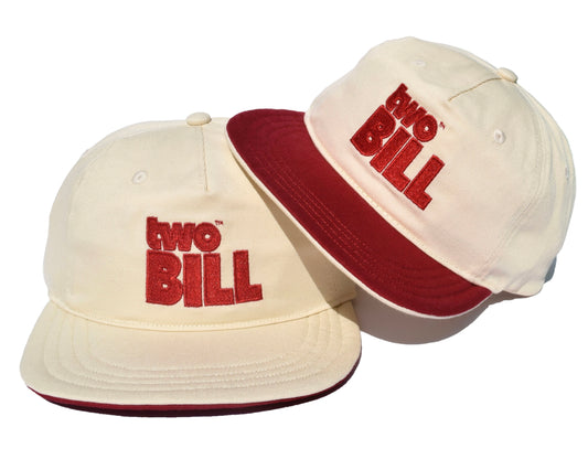 Vintage Red TwoBill Snapback Hat