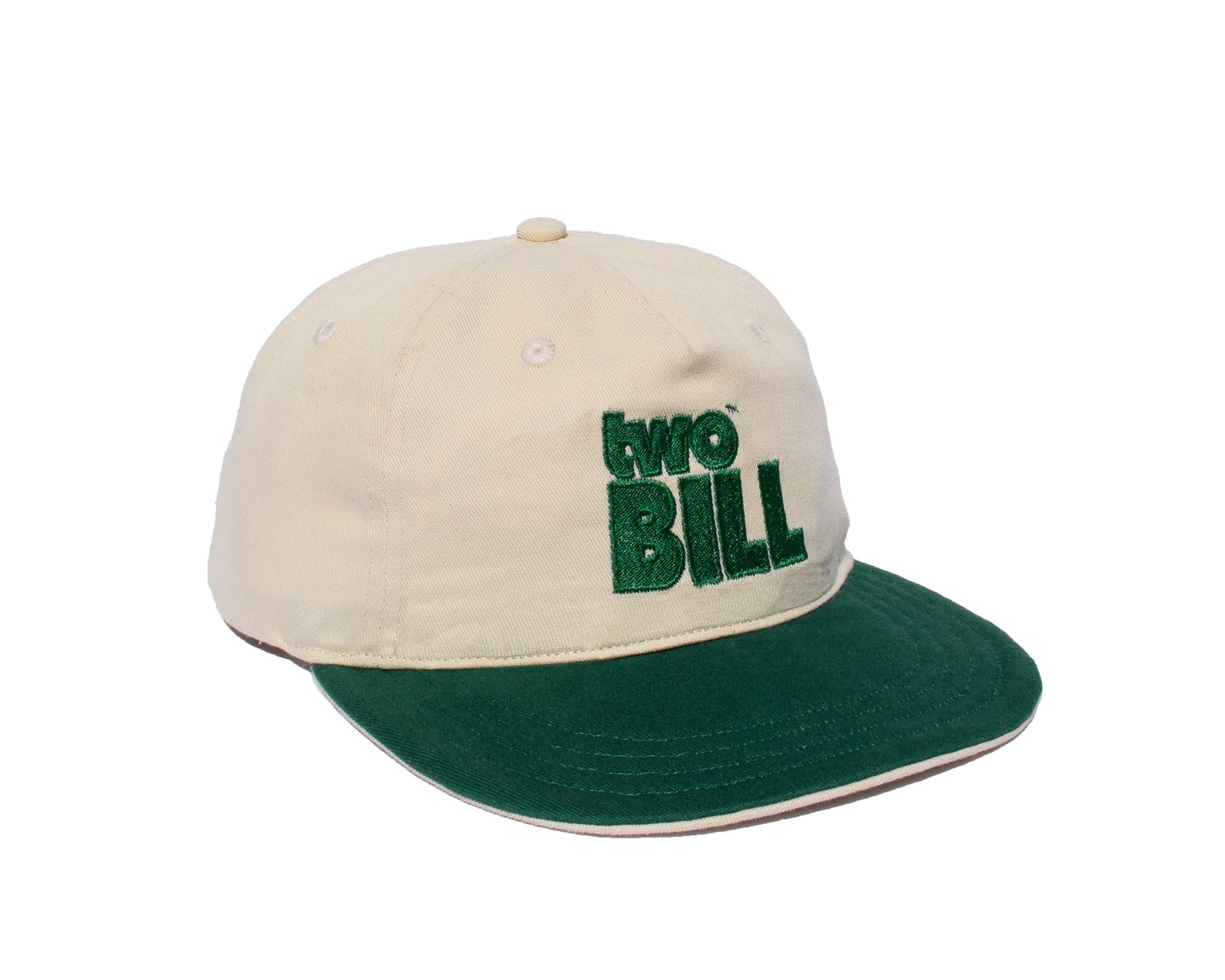 Emerald Green TwoBill Snapback Hat